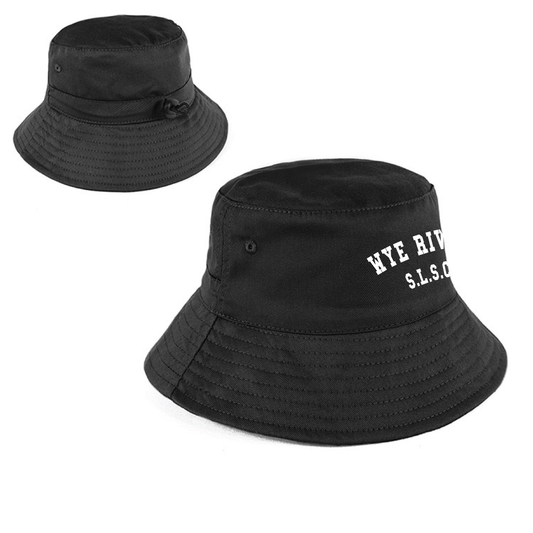 Kids Wye River SLSC text adjustable bucket hat
